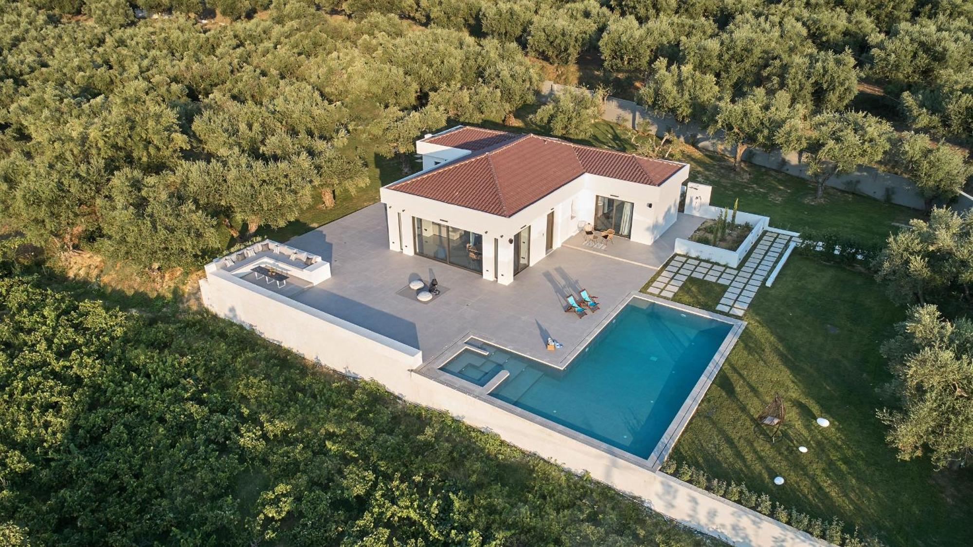 Drallos Luxury Villa Аликанас Экстерьер фото